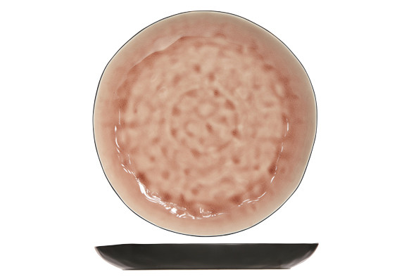 Plat bord LAGUNA OLD ROSE 26,5CM ROND