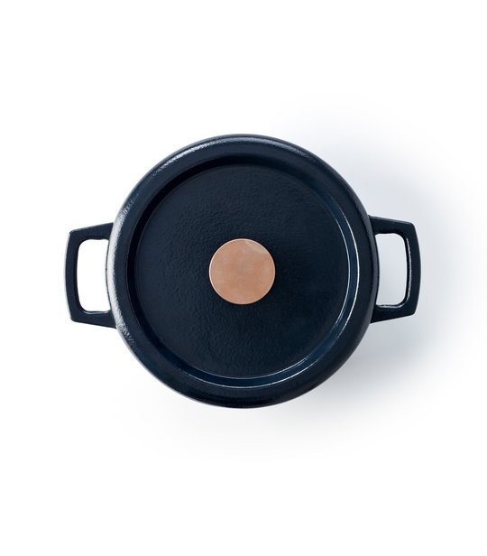 Stoofpot Nori zwart rond 26 cm 5L