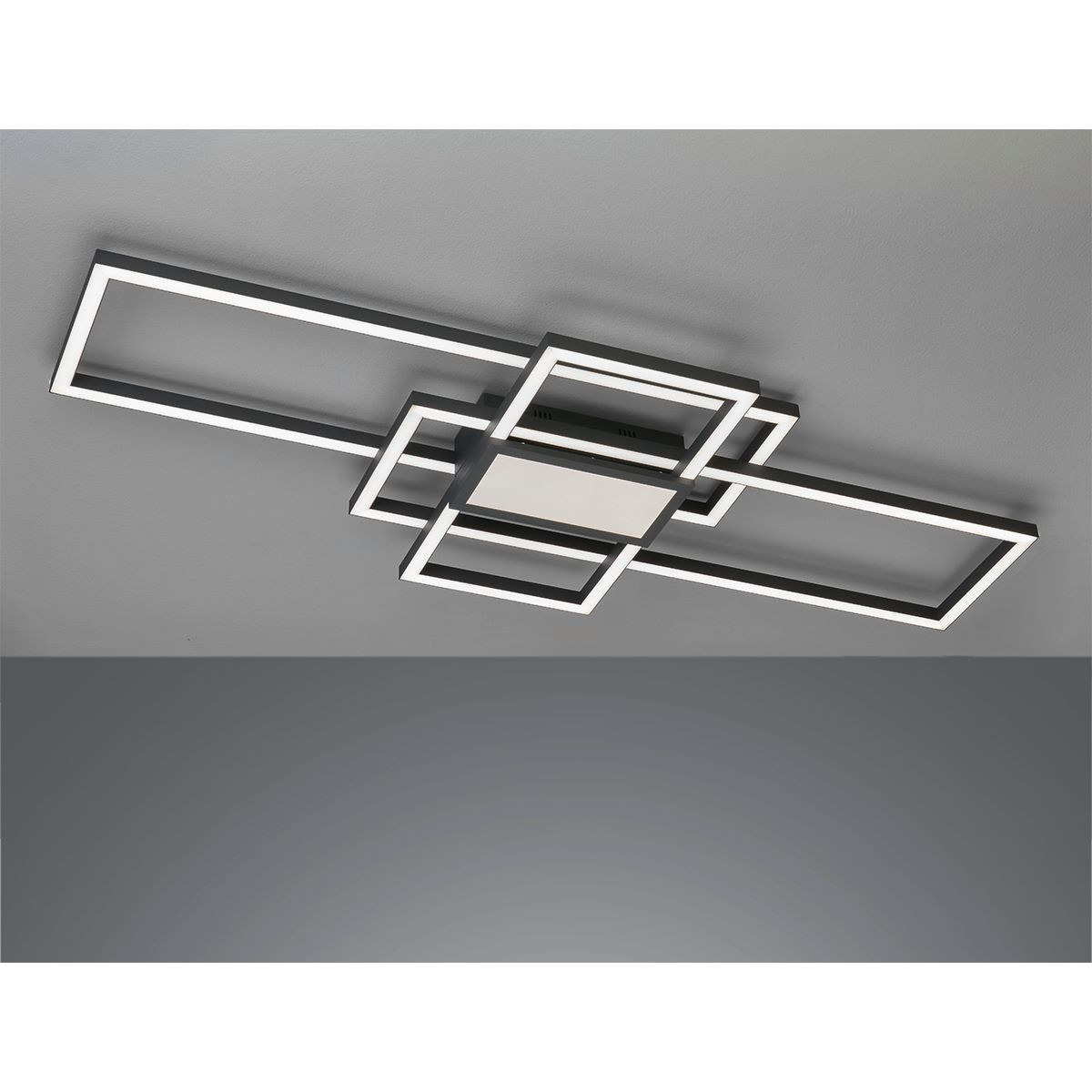 21368 SETH Plafondlamp 35w 6000lm CCT DIM RC zwart