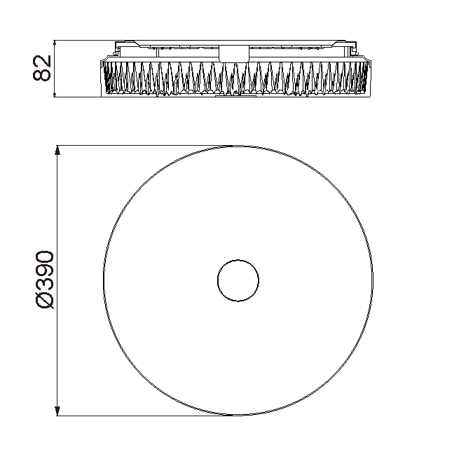 Plafondlicht 30w 3420lm CCT DIM Wit
