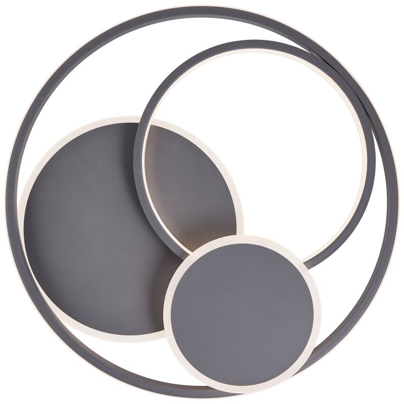 G99371/22 RUNDA Plafondlamp 50w 5200lm CCT-DIM grijs