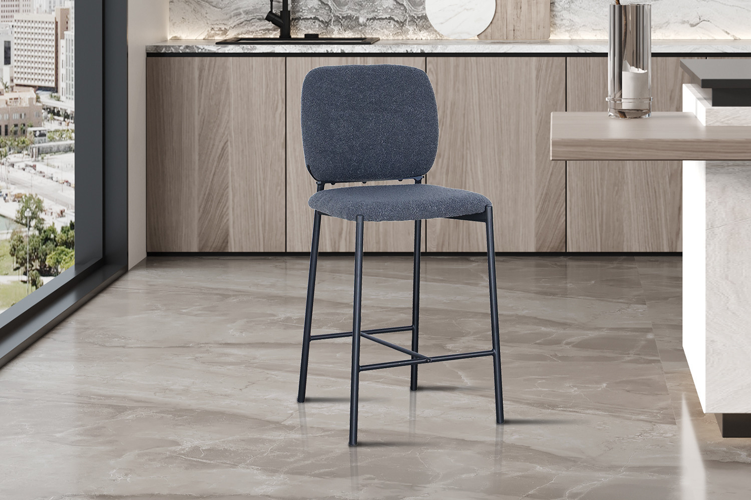 Barkruk Sophia Donker grijs