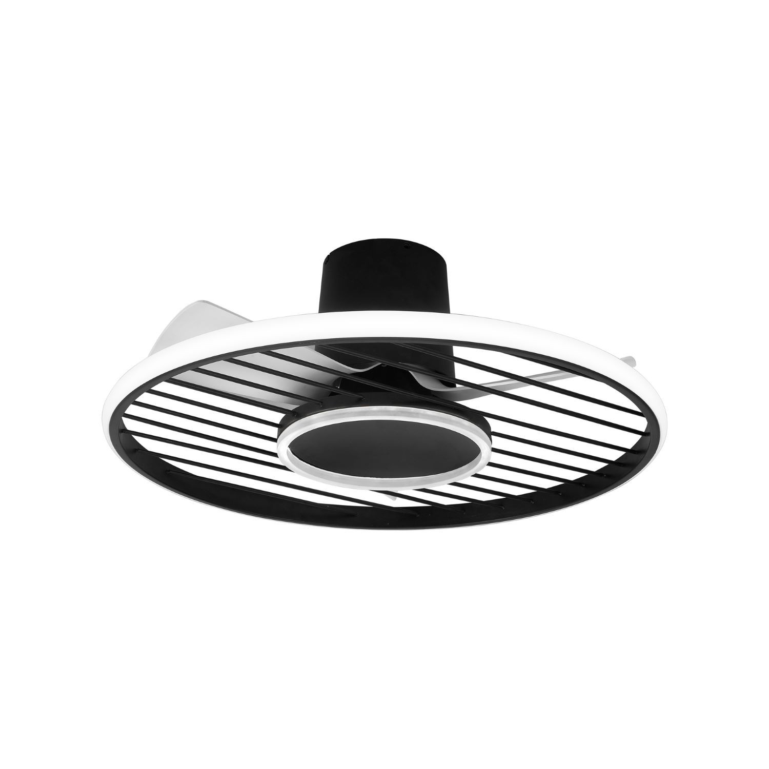 Plafondventilator 45w 4950lm CCT zwart