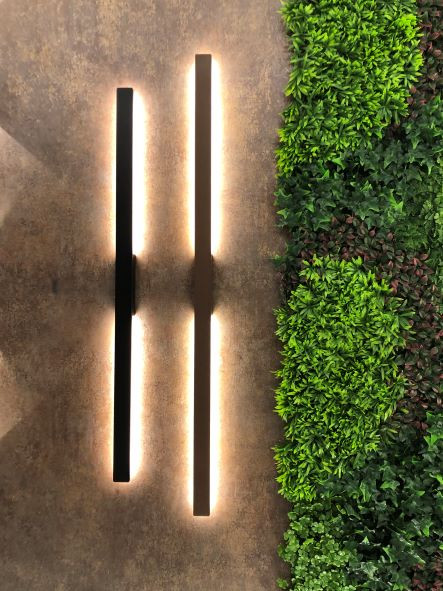 Plafond/Wandlamp 20w 1900lm Warm Zwart