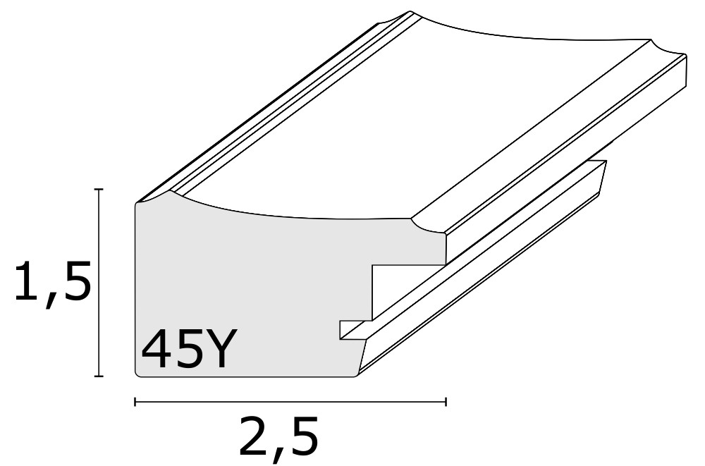 Houten fotokader in bronskleur 10X15 cm