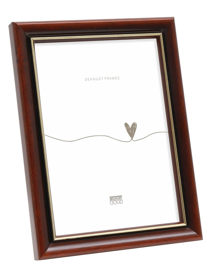 Klassieke bruine fotolijst in hout 10X15