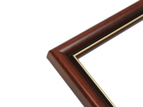 Klassieke bruine fotolijst in hout 13x18 cm