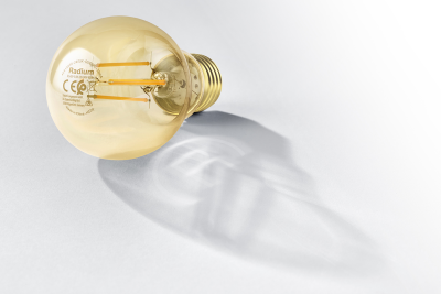 LED Standaard 6,5w 650lm 2400k Goud Ambiente Lux