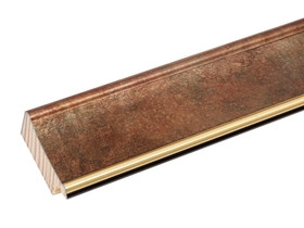 Houten fotokader in goudkleur 20x30 cm