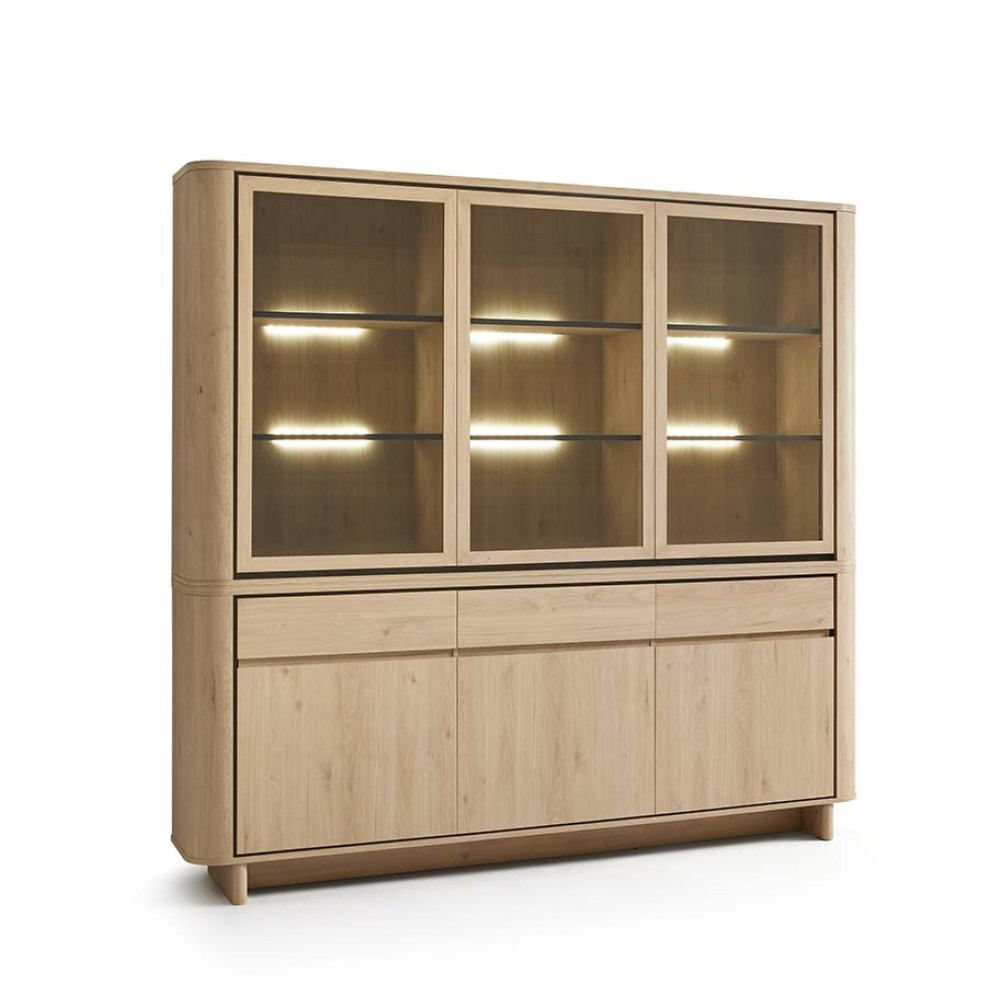 Glaskast Rondi 220 cm