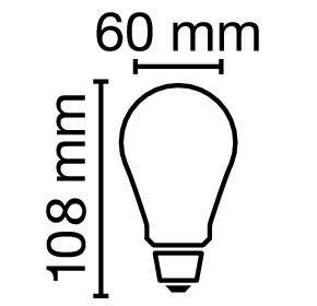Led Standaard 5,9w 806lm 927 E27 Helder
