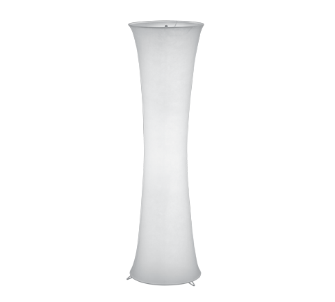 R40172001 GRAVIS Vloerlamp 2xE27 wit stof