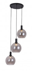 Pendel R3xE27 Zwart met Bolvormig Fumé Glas.jpg