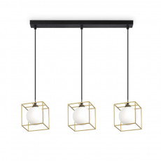 Hanglamp 3xG9 Gelakt Koper - Zwart Opaal.jpg