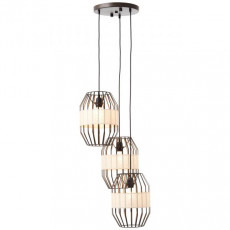 Hanglamp 3xE27 Zwart Textiel (1).jpg