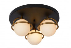 Plafondlamp 3xG9 Zwart Matmessing Opaal (1).jpg