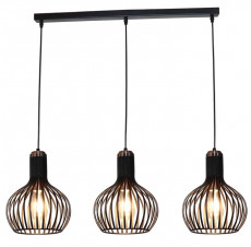 Hanglamp 3xE27 balk zwart mat goud (1).jpg