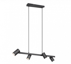 142143 Hanglamp 4xGU10 zwart.png