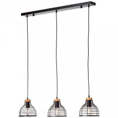 134591 Hanglamp 3xE27 Zwart Hout  (1).jpg