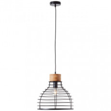 134592 Hanglamp 37 E27 Zwart Hout  (1).jpg