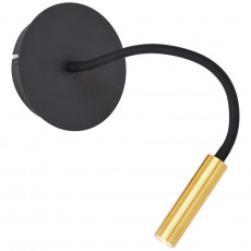 Wand Leeslamp 4,1w 270lm 3000k Zwart Goud.jpg