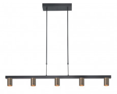 Luster Pendel Hanglamp Zwart Brons.jpg
