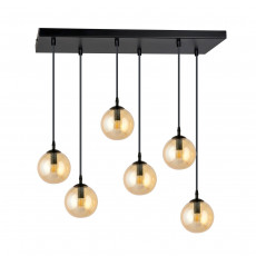 Hanglamp 6xE14 zwart amber (2).jpg