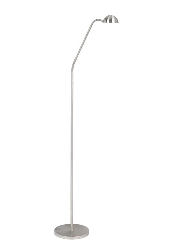 Leeslamp 8w 720lm 2700k Dim nikkelmat