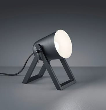 R50721032 MARC Tafellamp E27 Statief Zwart/Zwart