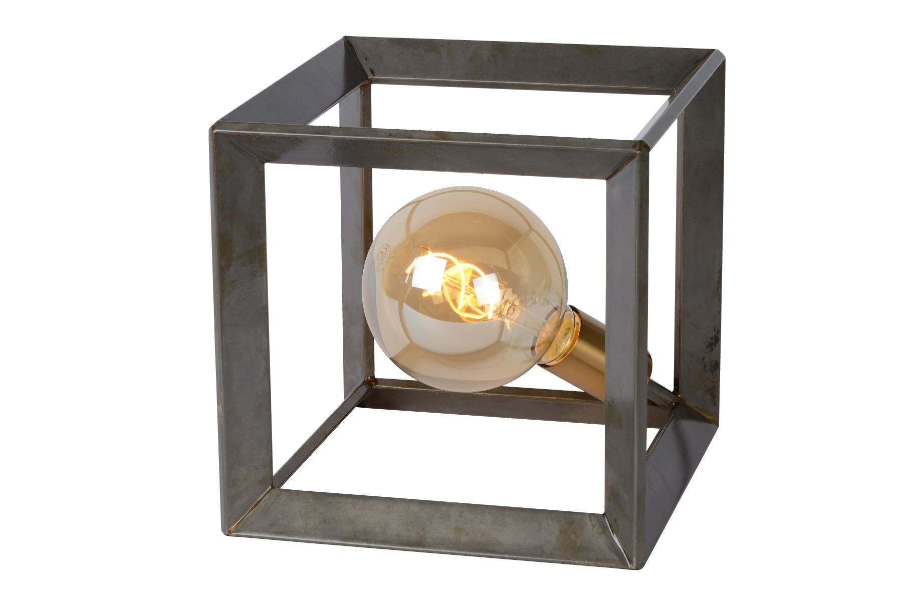 73502/01/18 THOR Tafellamp E27 Antiek Zilver