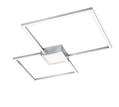676210307 HYDRA Plafondlicht 28w 2600lm 3000k Nikkelmat 3StapDim