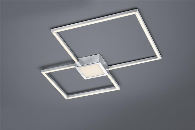 676210307 HYDRA Plafondlicht 28w 2600lm 3000k Nikkelmat 3StapDim