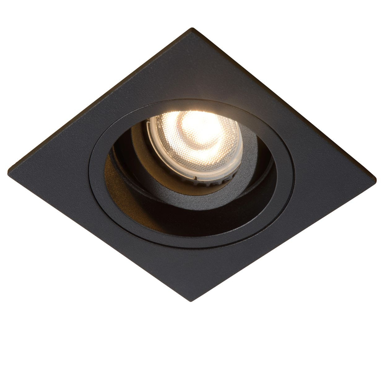 22959/01/30 EMBED Inbouw GU10 Vierkant Zwart