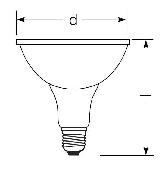 PAR38 Led Reflector 13,5w 1035lm 30° 2700K E27