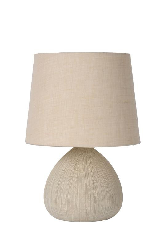47506/81/38 RAMZI Tafellamp Keramiek E14 kap Beige