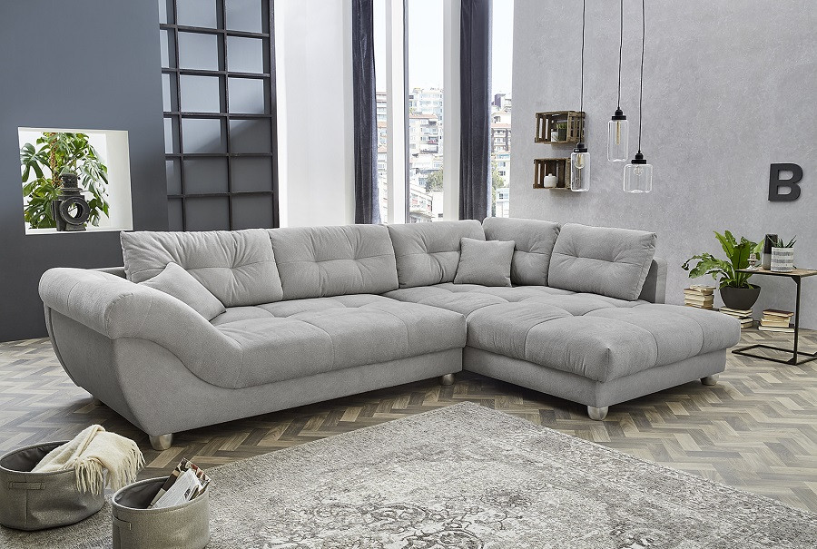 Salon Sienna stof grijs