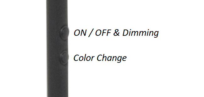 Leeslamp 10w 900lm Colour Change + Dimfunctie Zwart