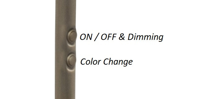 Leeslamp 10w 900lm Colour Change + Dimfunctie Brons