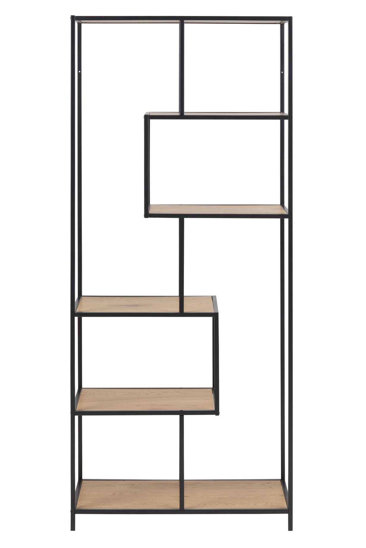Boekenrek Seaford wild eiken met 4 legplanken