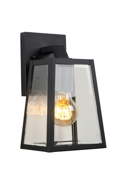 29828/01/30 MATSLOT Tuinlamp E27 Zwart+Glas