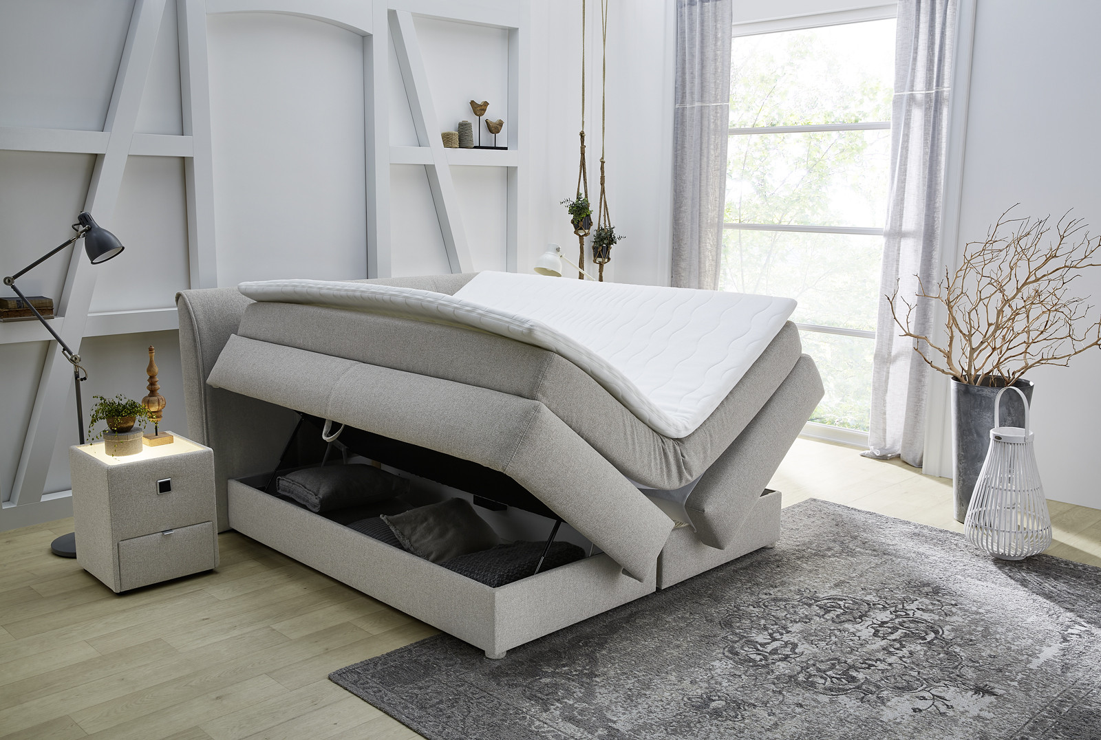 Boxspring Carina 180 KPL Beige
