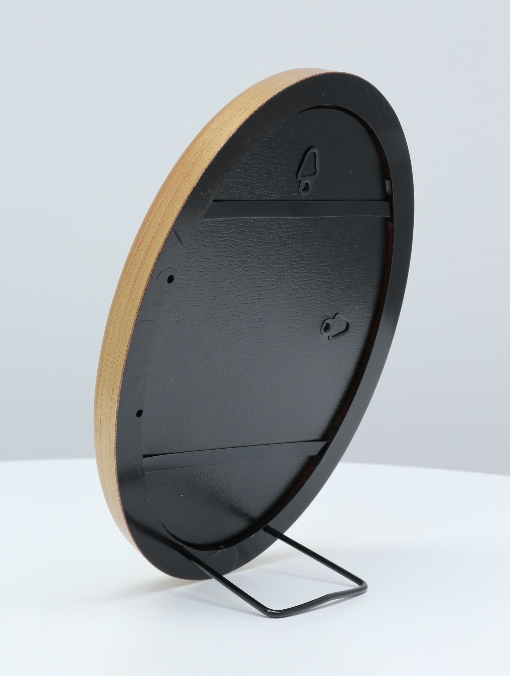 Ovale goudkleurige fotokader