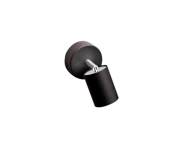 Spot Gu10 Zwart/Chrome 