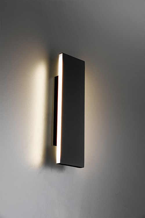 225172942 CONCHA Wandlicht Up/Down 2x6w 600lm 3000k Zwart 3-SwitchDimming