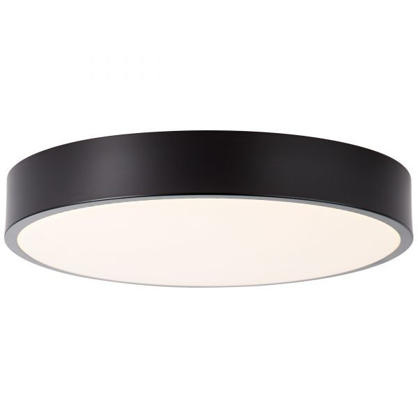 G97013/06 SLIMLINE Plafondlamp 12w 1500lm 3000k d33 Zwart