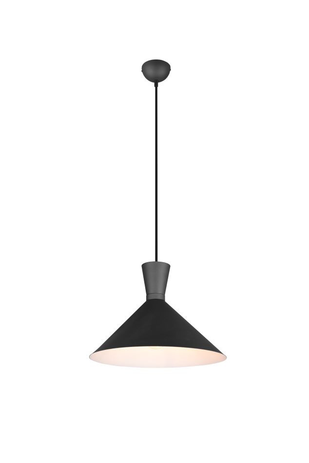 R30781932 ENZO Pendel E27 Zwart