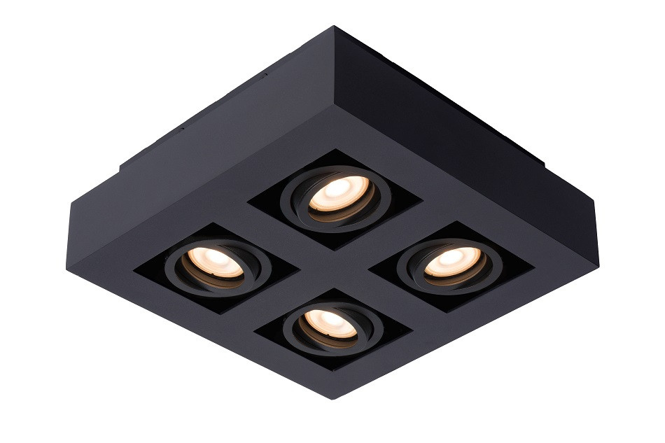 09119/21/30 XIRAX Spot 4xGU10 5w Zwart