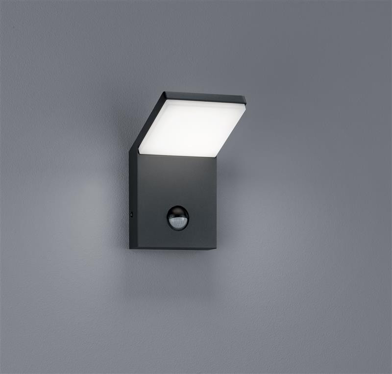 221169142 PEARL Tuinlamp 9w 900lm 3000k Antraciet +Sensor