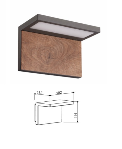 Tuinlamp 15w Antraciet