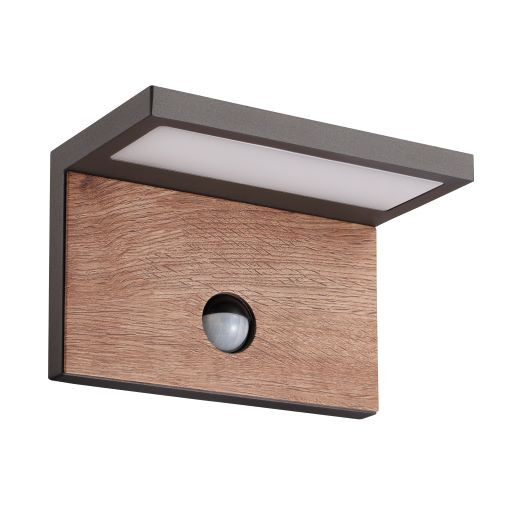 PIR Tuinlamp 15w Antraciet
